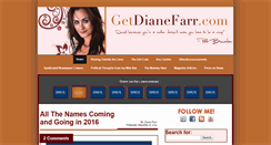 Desktop Screenshot of getdianefarr.com